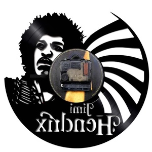 JIMI HENDRIX-ceas de perete - casă & stil de viață - accesorii pentru decorat casa - decorațiuni de pereți, decorațiuni suspendate - ceasuri de perete - Artynos.ro
