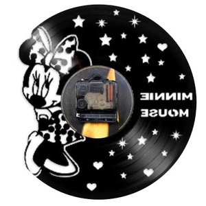 MINNIE MOUSE-ceas de perete - casă & stil de viață - accesorii pentru decorat casa - decorațiuni de pereți, decorațiuni suspendate - ceasuri de perete - Artynos.ro