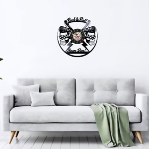 ROCK and ROLL- ceas de perete - casă & stil de viață - accesorii pentru decorat casa - decorațiuni de pereți, decorațiuni suspendate - ceasuri de perete - Artynos.ro