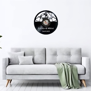 NUNTA- LOGODNA-ceas de perete - casă & stil de viață - accesorii pentru decorat casa - decorațiuni de pereți, decorațiuni suspendate - ceasuri de perete - Artynos.ro