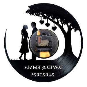 INDRAGOSTITI- ceas de perete (personalizabil) - casă & stil de viață - accesorii pentru decorat casa - decorațiuni de pereți, decorațiuni suspendate - ceasuri de perete - Artynos.ro