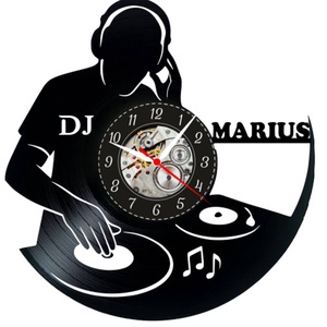 DJ-ceas de perete (personalizabil), Casa & Stil de viata, Accesorii pentru decorat casa, Decoratiuni de pereti, decoratiuni suspendate, Ceasuri de perete, , ARTYNOS