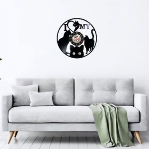 PISICI-ceas de perete - casă & stil de viață - accesorii pentru decorat casa - decorațiuni de pereți, decorațiuni suspendate - ceasuri de perete - Artynos.ro