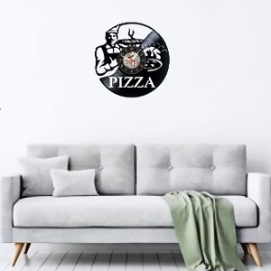 PIZZERIE- ceas de perete - casă & stil de viață - accesorii pentru decorat casa - decorațiuni de pereți, decorațiuni suspendate - ceasuri de perete - Artynos.ro