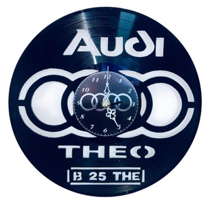 AUDI-ceas de perete ( personalizabil ) , Casa & Stil de viata, Accesorii pentru decorat casa, Decoratiuni de pereti, decoratiuni suspendate, Ceasuri de perete, , ARTYNOS