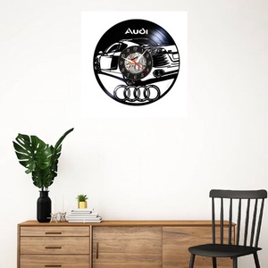AUDI - ceas de perete - casă & stil de viață - accesorii pentru decorat casa - decorațiuni de pereți, decorațiuni suspendate - ceasuri de perete - Artynos.ro