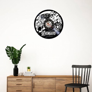AVENGERS-ceas de perete - casă & stil de viață - accesorii pentru decorat casa - decorațiuni de pereți, decorațiuni suspendate - ceasuri de perete - Artynos.ro