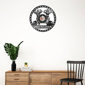 BODY BUILDING-ceas de perete - casă & stil de viață - accesorii pentru decorat casa - decorațiuni de pereți, decorațiuni suspendate - ceasuri de perete - Artynos.ro