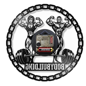 BODY BUILDING-ceas de perete - casă & stil de viață - accesorii pentru decorat casa - decorațiuni de pereți, decorațiuni suspendate - ceasuri de perete - Artynos.ro