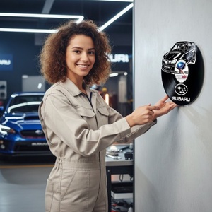 Subaru Impreza WRX STI -ceas de perete - casă & stil de viață - accesorii pentru decorat casa - decorațiuni de pereți, decorațiuni suspendate - ceasuri de perete - Artynos.ro