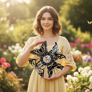 FLUTURI-ceas de perete - casă & stil de viață - decorațiuni de casă - decorațiuni de pereți - ceasuri de perete - Artynos.ro