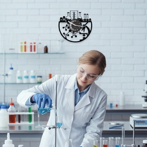 CHIMIE-ceas de perete - casă & stil de viață - decorațiuni de casă - decorațiuni de pereți - ceasuri de perete - Artynos.ro