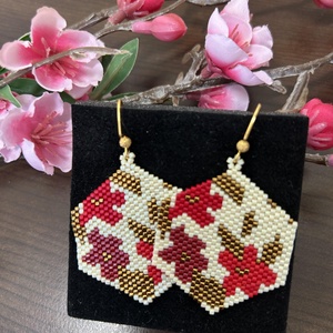 Cercei miyuki multicolori - diy - pregătește-ți singur - modele cu mărgele - Artynos.ro