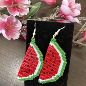 Cercei fructe miyuki, DIY - pregateste-ti singur, Modele cu margele, Altele, ARTYNOS