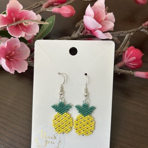 Cercei fructe miyuki - diy - pregătește-ți singur - modele cu mărgele - Artynos.ro
