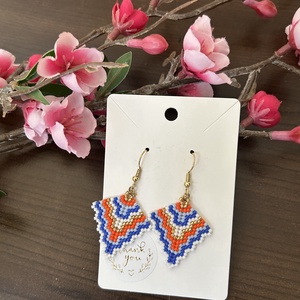 Cercei evantai miyuki - diy - pregătește-ți singur - modele cu mărgele - Artynos.ro