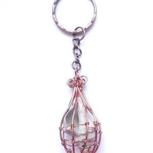 Breloc din cupru cu melc natural din Marea Neagra - geantă și husă - accesorii genți - breloc - Artynos.ro