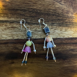 Cercei robotel - bijuterii - cercei - cercei din mărgele - Artynos.ro