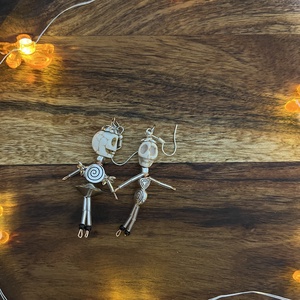 Cercei robotel craniu - bijuterii - cercei - cercei din mărgele - Artynos.ro