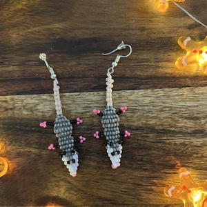 Cercei oposum, Bijuterii, Cercei, Cercei din margele, , ARTYNOS