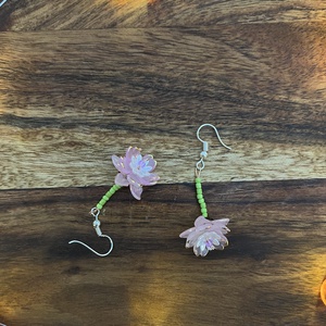 Cercei nufar, Bijuterii, Cercei, Cercei din margele, , ARTYNOS