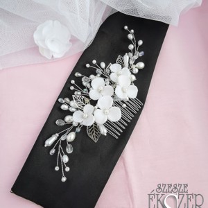 Buchet de flori ornament pentru părul miresei -  - Artynos.ro