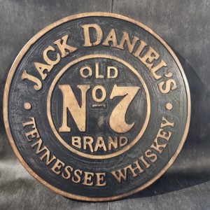 Jack Daniels decor de masă sau de perete 70 cm - casă & stil de viață - mobilier artizanal - mese - Artynos.ro