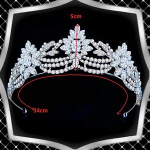 Bijuterii, ornamente pentru păr, catarame pentru păr: nuntă, mireasă, ornamente casual pentru păr ES-H-TI21 - accesorii nuntă - ornamente de păr de nuntă - coroană de cap mireasă - Artynos.ro