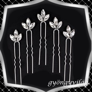 Bijuterii, ornamente de par, catarame de par: nunta, mireasa, ornament de par casual, ES-H-TŰ40e-clear 5pcs/pack - Artynos.ro