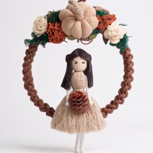 Decorațiuni de toamnă pentru uși cu păpuși macramé -  - Artynos.ro