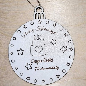 Logo unic, ornament corporativ pentru pomul de Craciun, cadou repi, , , ARTYNOS