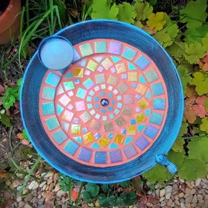 REKREDENC - Mancator de pasari mozaic cu suport (44) - Artynos.ro