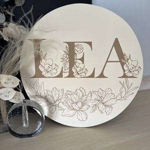 Tablou din lemn cu nume de copil, Casa & Stil de viata, Echipament pentru camera copiilor, Decoratiuni pentru camera copilului, Altele, ARTYNOS