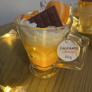 Lumânare parfumată Mini milkshake Chocolate orange (Ciocolată cu portocale) - casă & stil de viață - lumânări, parfumuri, arome - difuzor aromatic - Artynos.ro