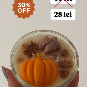 Lumânare parfumată Cinnamon orange 125g - Artynos.ro