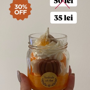 Lumânare parfumată mini Sweet milkshake 160g - Artynos.ro