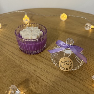 Lumânare parfumată Luxury Snowflake 65g - crăciun - decorațiuni de crăciun de casă - lumânări parfumate de crăciun - Artynos.ro