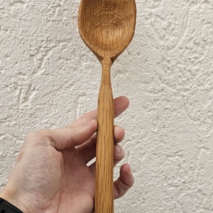 Lingura din Lemn de Nuc pentru Gatit sau Decor, Casă & Stil de viață, Accesorii pentru echipamente de bucătărie, Accesorii de servire, Linguri și furculițe artizanale, Prelucrarea lemnului, Sculptură, ARTYNOS