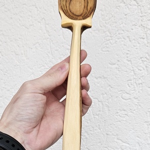 Lingura din Lemn de Acacia pentru Gatit sau Decor, Casă & Stil de viață, Accesorii pentru echipamente de bucătărie, Accesorii pentru coacere și gătit, Lingură și suport de linguriță, Prelucrarea lemnului, Sculptură, ARTYNOS