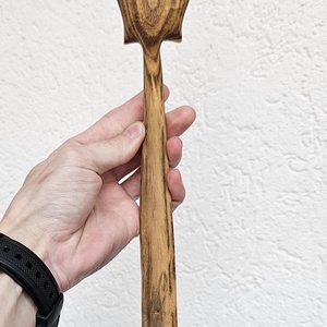 Lingura din Lemn de Acacia pentru Gatit sau Decor - casă & stil de viață - accesorii pentru echipamente de bucătărie - accesorii pentru coacere și gătit - lingură și suport de linguriță - Artynos.ro
