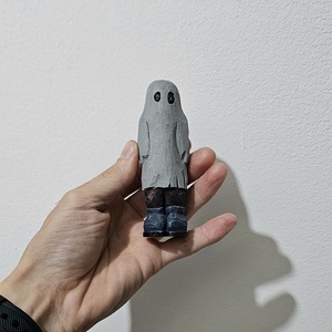 Figurina Fantoma de Halloween, Casa & Stil de viata, Accesorii pentru decorat casa, Halloween - tot ce ai nevoie pentru petrecere!, Bijuterii Halloween, Sculptura, Prelucrarea lemnului, ARTYNOS