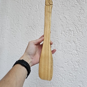 Spatula cu Frunzulita din Lemn de Acacia, Casa & Stil de viata, Accesorii pentru echipamente de bucatarie, Accesorii de servire, Boluri si farfurii din lemn, bol de servire, , ARTYNOS