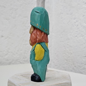 Gnom Morăcanos-Figurina Sculptata si Pictata Manual - jucării și echipamente pentru copii - accesorii sport - accesorii pentru alte jocuri și sporturi - Artynos.ro