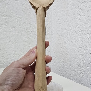 Lingura Artizanala din Lemn de Plop � Lucrata Manual, Casa & Stil de viata, Echipamente de bucatarie, Accesorii de servire, Linguri si furculite artizanale, Sculptura, ARTYNOS