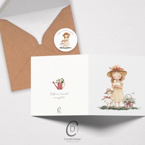 Carte poștală de Paște, felicitare de primăvară, card cadou -  - Artynos.ro