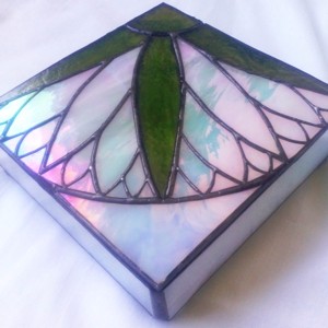 Cutie de bijuterii tiffany cu lotus egiptean - bijuterii - suporturi și cutii de bijuterii - cutii de bijuterii - Artynos.ro