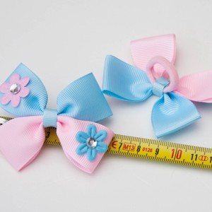 Masnis scrunchie - Albastru/roz deschis -  - Artynos.ro