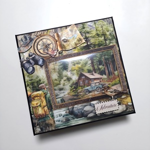 'Adventure' album de amintiri, album foto, scrapbook, Casa & Stil de viata, Papetarie de hartie, Albume foto, Arta de hartie, ARTYNOS