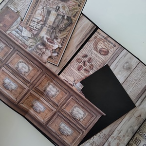 'Café' album de amintiri, album foto, scrapbook - casă & stil de viață - papetărie de hârtie - albume foto - Artynos.ro