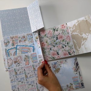 'Wonderful Journey' album de amintiri, album foto, scrapbook - casă & stil de viață - papetărie de hârtie - albume foto - Artynos.ro